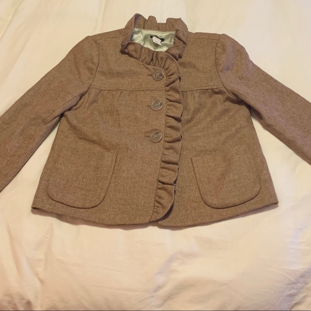 J.CREW "Fiona Herringbone Jacket".